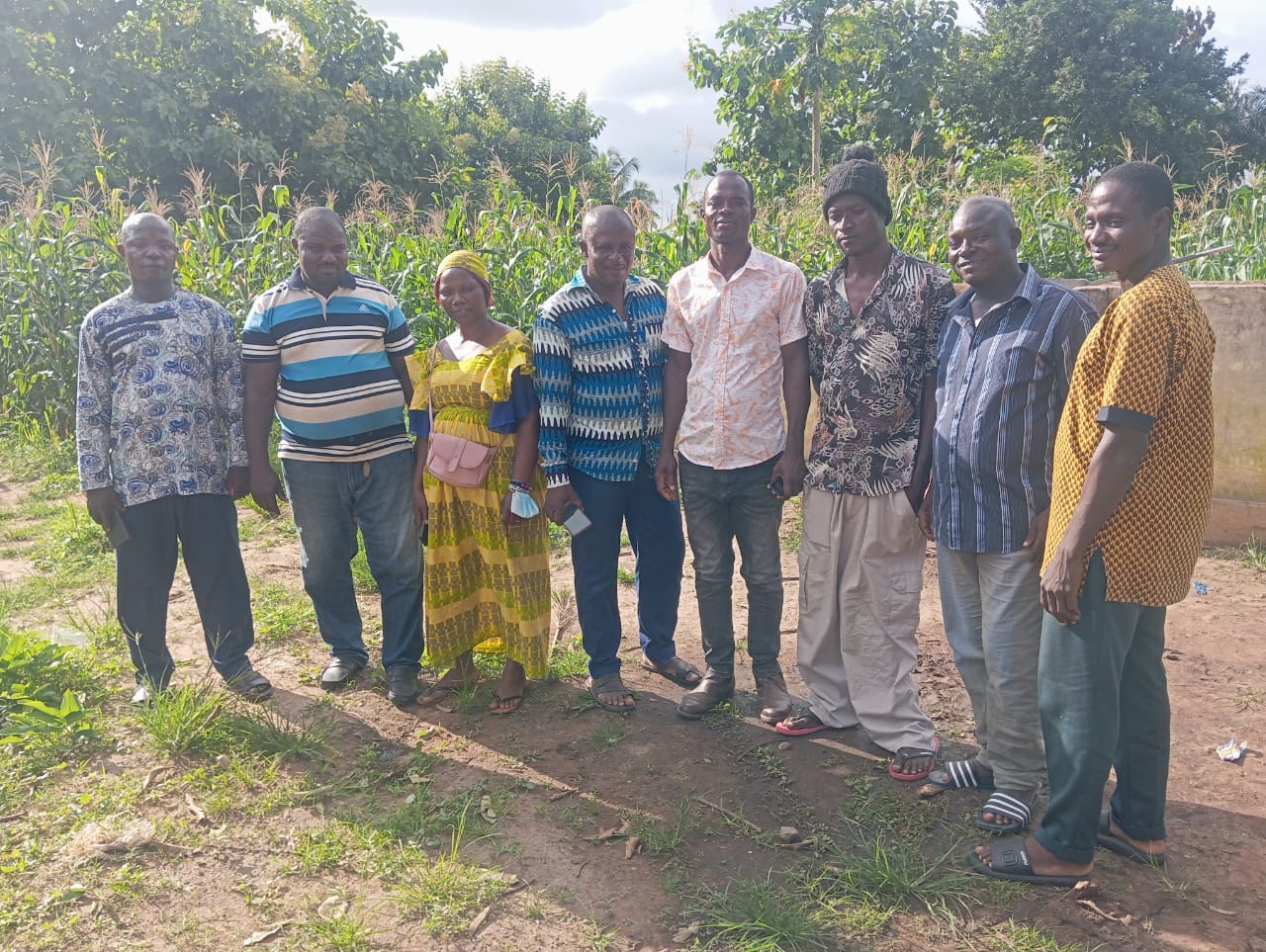 Visite de chantier le 6 juillet pour la réparation du forage de l'EPP Wli Mivakpo par l'association Écoles Amitié.